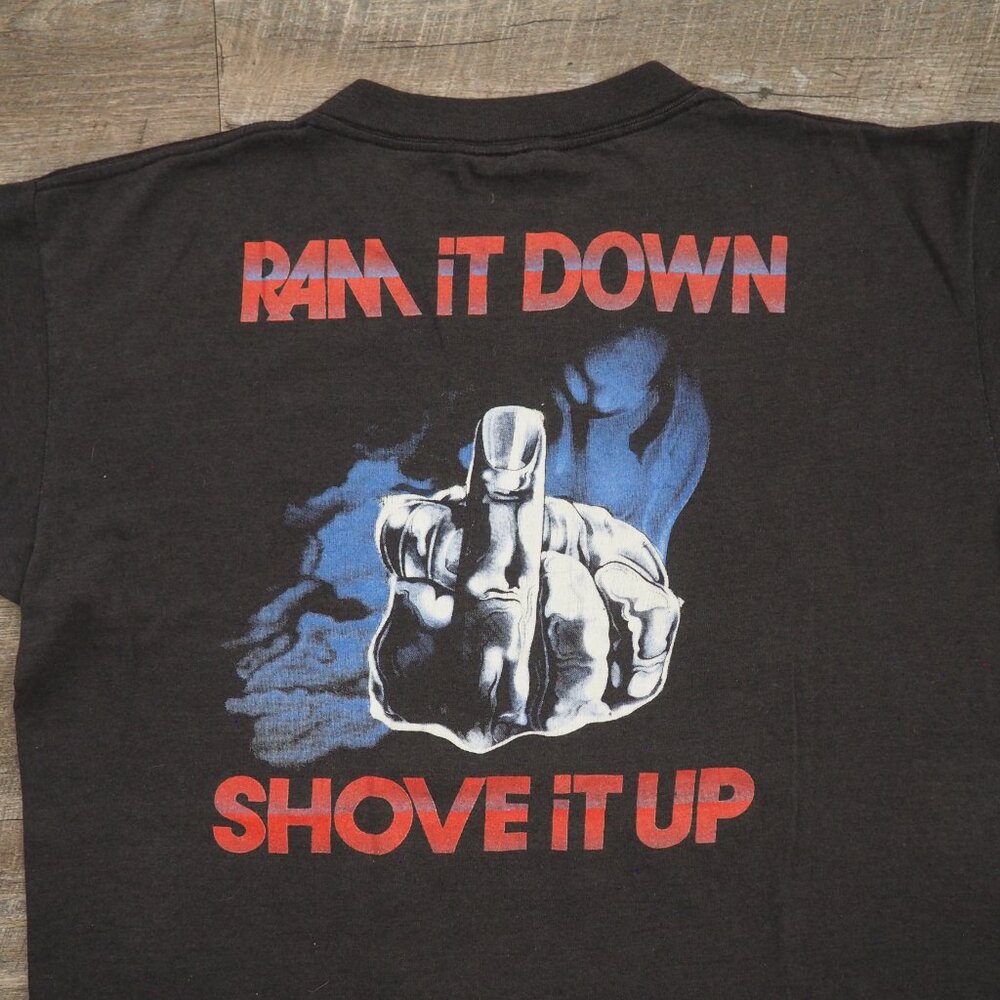 Vintage 1988 Judas Priest Single Stitch Black Short Sleeve VTG Band Tee - Picture 7 of 8